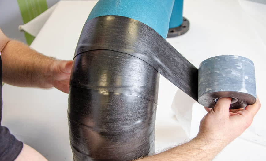 Arma-Chek Wrap zamiast blachy. Elastyczna osłona izolacji technicznych